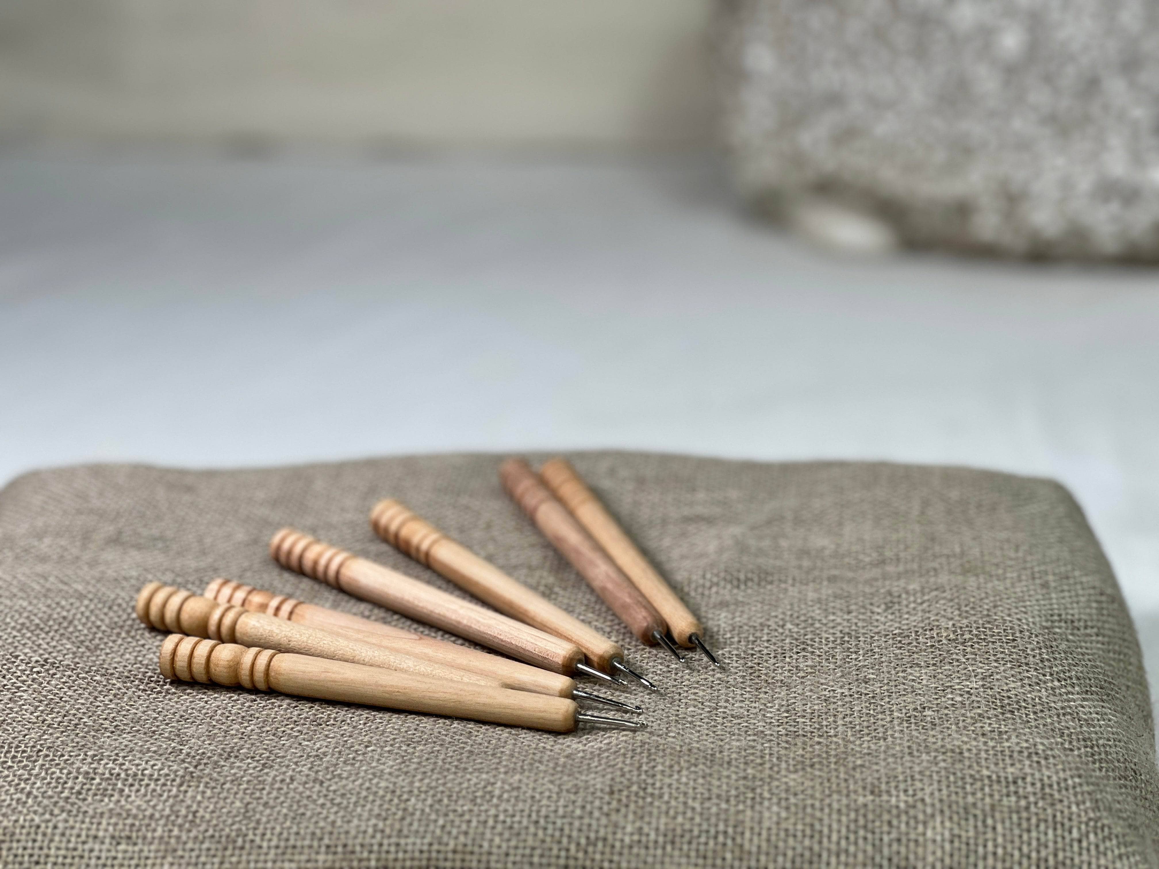 update alt-text with template The Molly Hook-Hook-Deanne Fitzpatrick Rug Hooking Studio-Rug Hooking Kit -Rug Hooking Pattern -Rug Hooking -Deanne Fitzpatrick Rug Hooking Studio -Is rug hooking the same as punch needle?