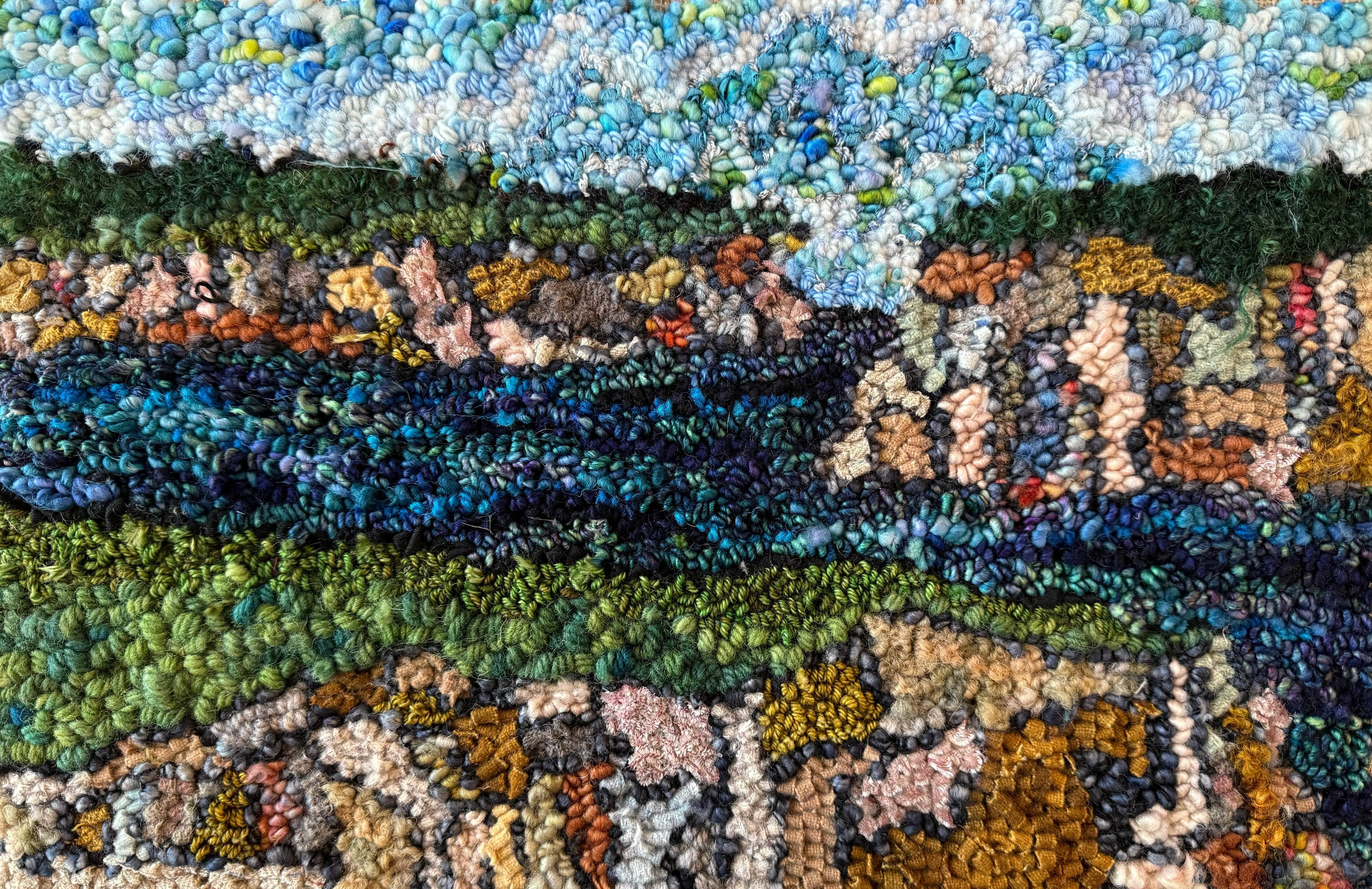 update alt-text with template Light Lifting 11" x 17" for Renew Retreat 2025-Kits-Deanne Fitzpatrick Rug Hooking Studio-Rug Hooking Kit -Rug Hooking Pattern -Rug Hooking -Deanne Fitzpatrick Rug Hooking Studio -Is rug hooking the same as punch needle?