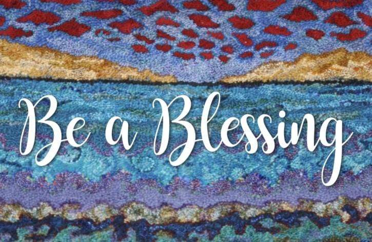 update alt-text with template Greeting Cards - Be a Blessing-Gift Ideas-vendor-unknown-Rug Hooking Kit -Rug Hooking Pattern -Rug Hooking -Deanne Fitzpatrick Rug Hooking Studio -Is rug hooking the same as punch needle?