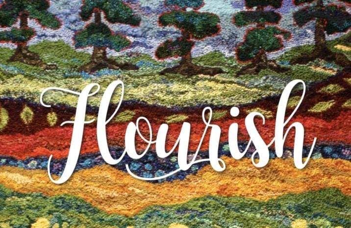 update alt-text with template Greeting Cards - Flourish-Gift Ideas-vendor-unknown-Rug Hooking Kit -Rug Hooking Pattern -Rug Hooking -Deanne Fitzpatrick Rug Hooking Studio -Is rug hooking the same as punch needle?