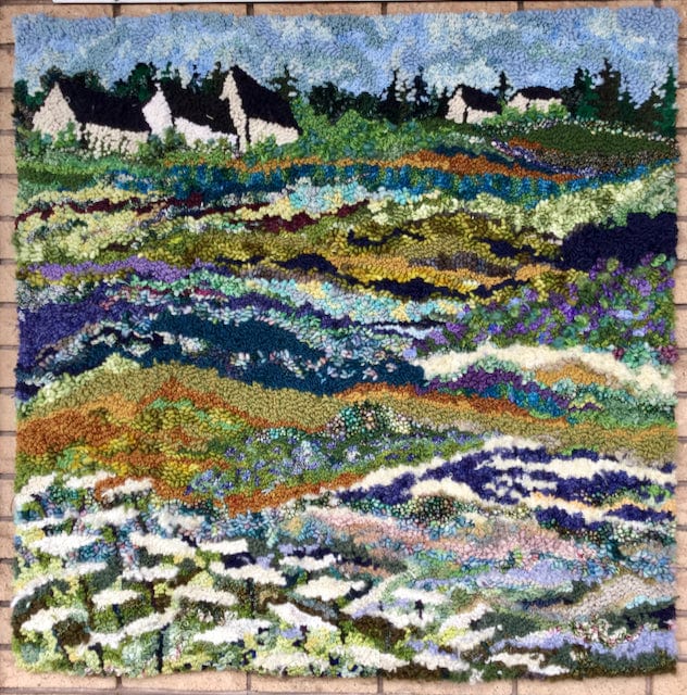 update alt-text with template Quarterly Kit Club: includes the Pattern of the Month, Wool Cloth Strips and Textures-Wool, Patterns, Pattern Club-vendor-unknown-Rug Hooking Kit -Rug Hooking Pattern -Rug Hooking -Deanne Fitzpatrick Rug Hooking Studio -Is rug hooking the same as punch needle?
