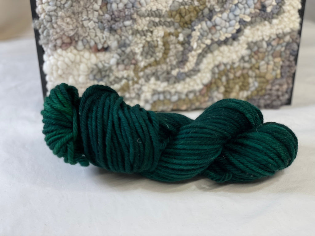 update alt-text with template Studio Dyed Yarn ~ CADMIUM GREEN 4 ply-Wool-vendor-unknown-Rug Hooking Kit -Rug Hooking Pattern -Rug Hooking -Deanne Fitzpatrick Rug Hooking Studio -Is rug hooking the same as punch needle?