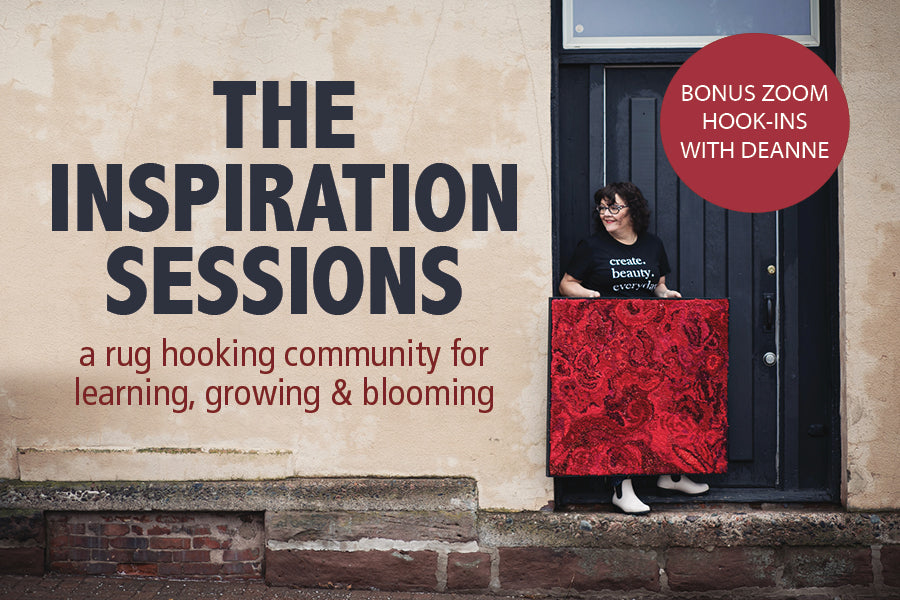 Your Free Inspiration Session: Starting the Rug with Deanne