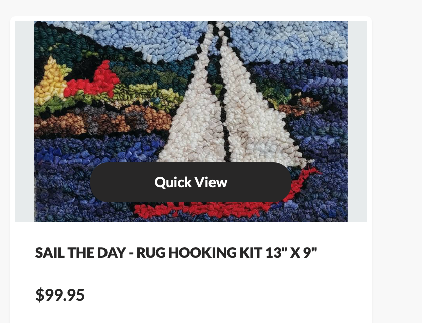 Free Rug Hooking Lesson: How to outline for hooked rugs & hooking landscape rugs.