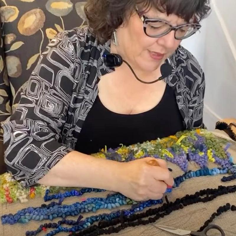 Thursday Live: Hooking tiny lighthouses and floral dresses.