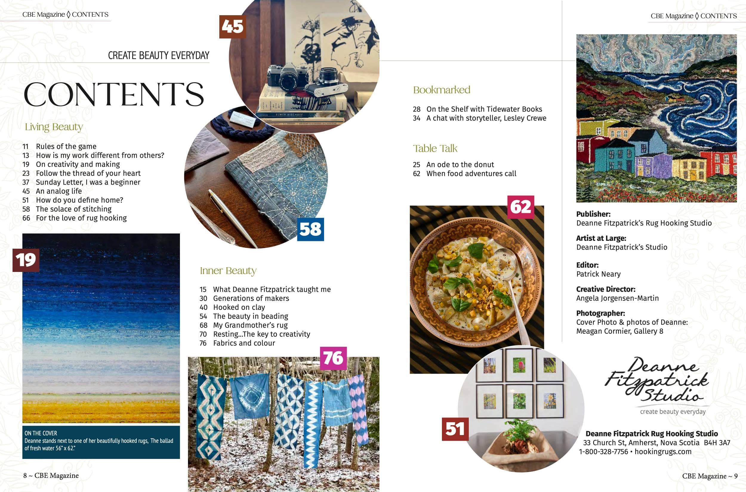 update alt-text with template Create Beauty Everyday Magazine - Fall 2026 Issue Now Available!-Deanne Fitzpatrick Rug Hooking Studio-Rug Hooking Kit -Rug Hooking Pattern -Rug Hooking -Deanne Fitzpatrick Rug Hooking Studio -Is rug hooking the same as punch needle?