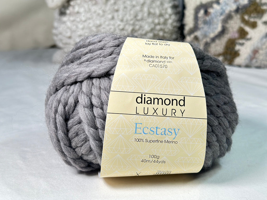 update alt-text with template Diamond Luxury Ecstasy 135 Medium Grey-Deanne Fitzpatrick Rug Hooking Studio-Rug Hooking Kit -Rug Hooking Pattern -Rug Hooking -Deanne Fitzpatrick Rug Hooking Studio -Is rug hooking the same as punch needle?