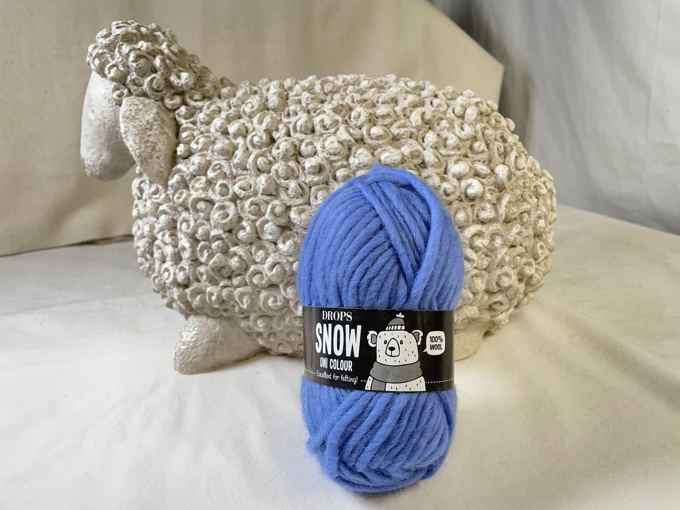 Drops Snow Mix Yarn - color 12 Sailor Blue – Deanne Fitzpatrick