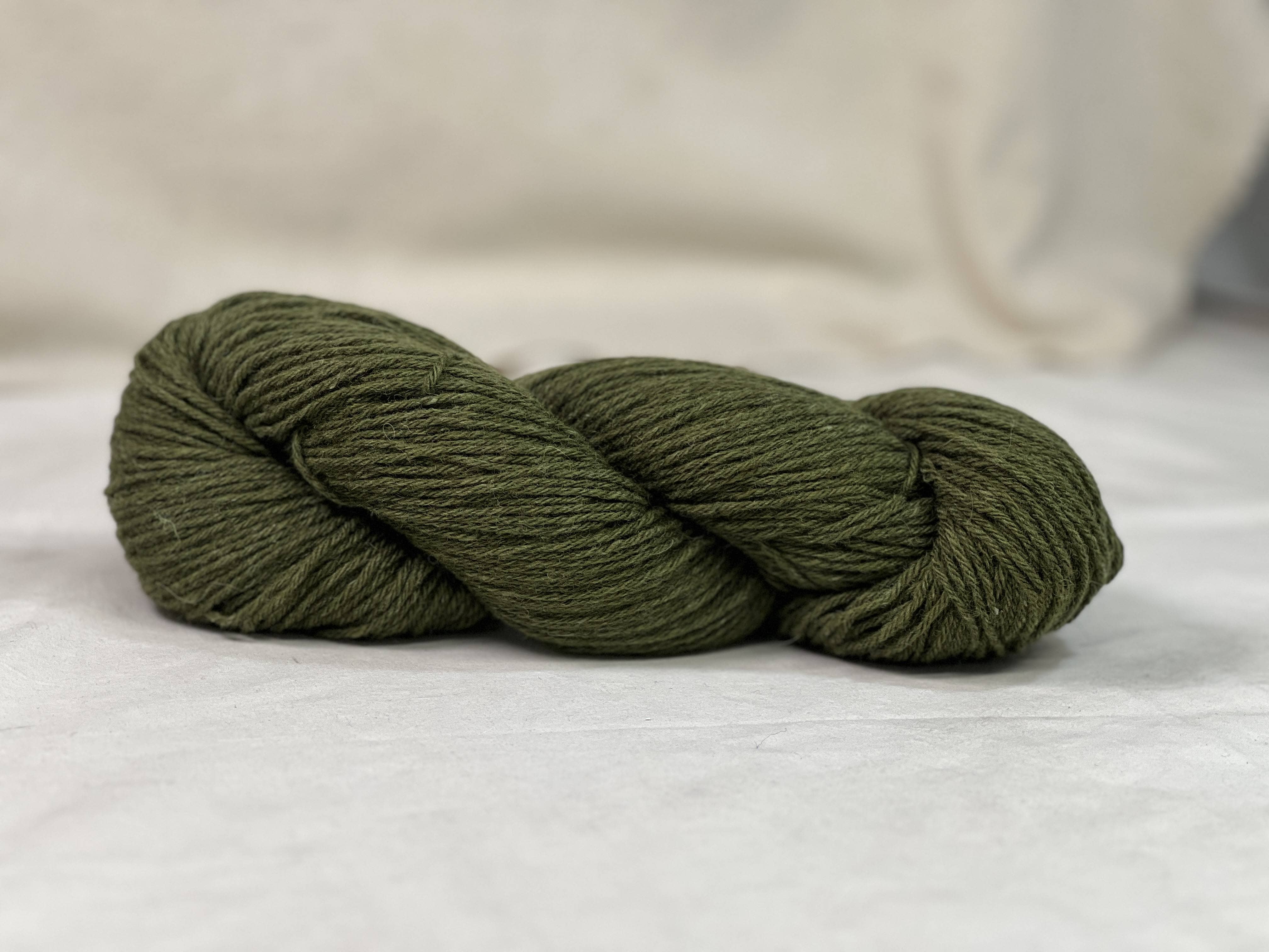 Eco Shetland Worsted- Olive - Q42327