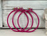 update alt-text with template 8 "Pink Hoop-Frames-vendor-unknown-Rug Hooking Kit -Rug Hooking Pattern -Rug Hooking -Deanne Fitzpatrick Rug Hooking Studio -Is rug hooking the same as punch needle?