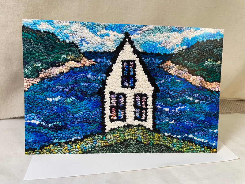 update alt-text with template Greeting Cards - The Bay Through the Window-Gift Ideas-vendor-unknown-Rug Hooking Kit -Rug Hooking Pattern -Rug Hooking -Deanne Fitzpatrick Rug Hooking Studio -Is rug hooking the same as punch needle?
