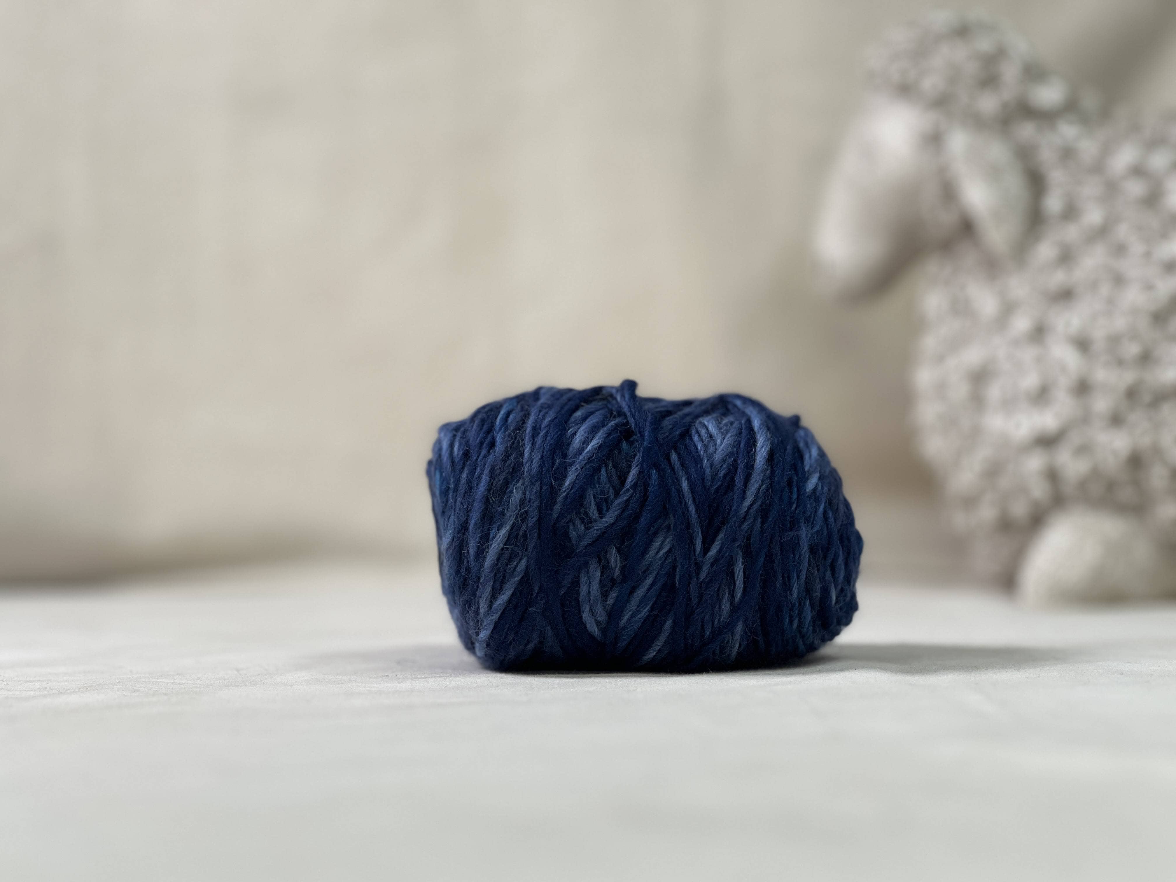 update alt-text with template Gomitolo Merino 009 - Blue Hour-Deanne Fitzpatrick Rug Hooking Studio-Rug Hooking Kit -Rug Hooking Pattern -Rug Hooking -Deanne Fitzpatrick Rug Hooking Studio -Is rug hooking the same as punch needle?