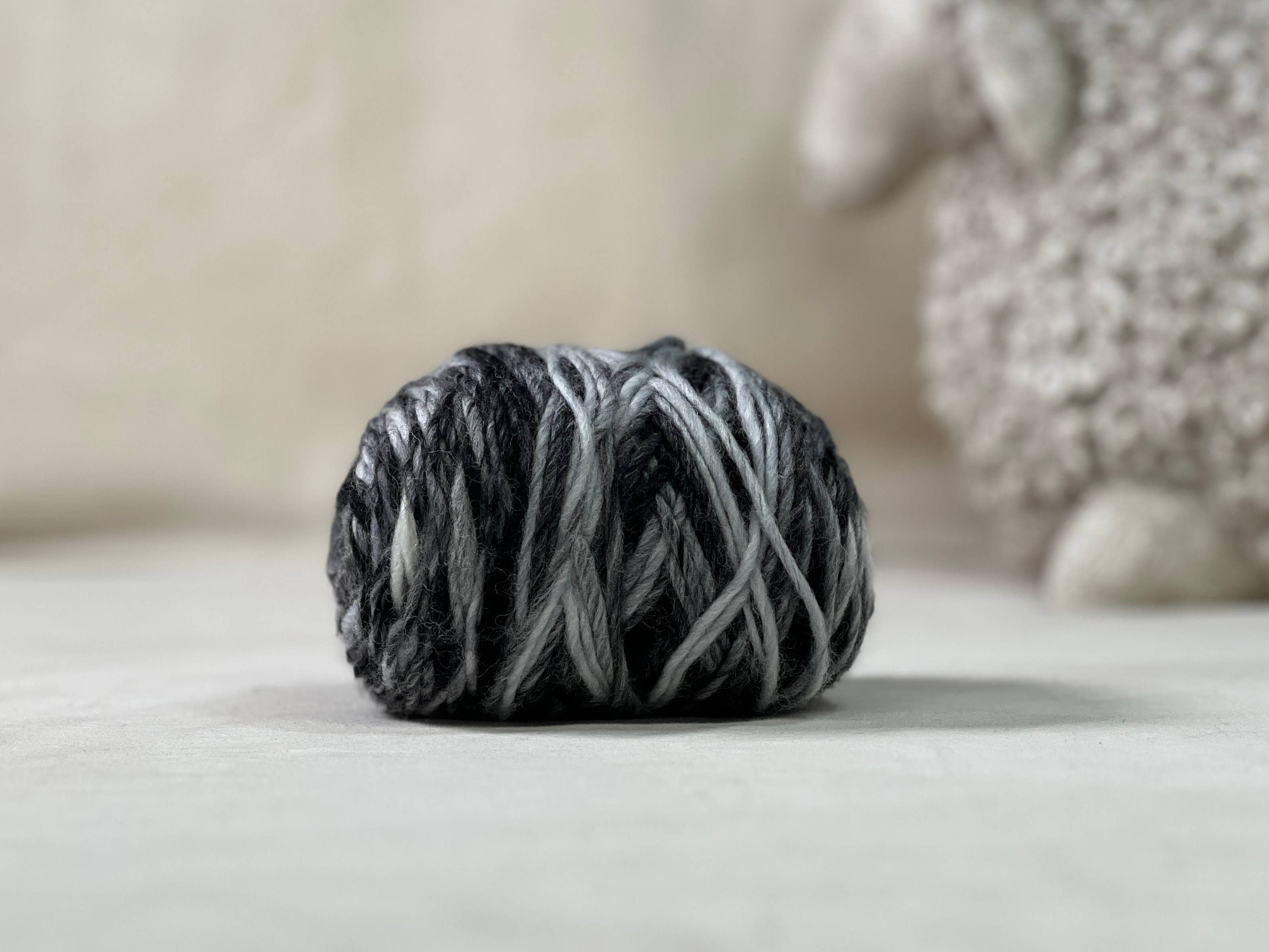 update alt-text with template Gomitolo Merino 011 - Charcoal Mist-Deanne Fitzpatrick Rug Hooking Studio-Rug Hooking Kit -Rug Hooking Pattern -Rug Hooking -Deanne Fitzpatrick Rug Hooking Studio -Is rug hooking the same as punch needle?