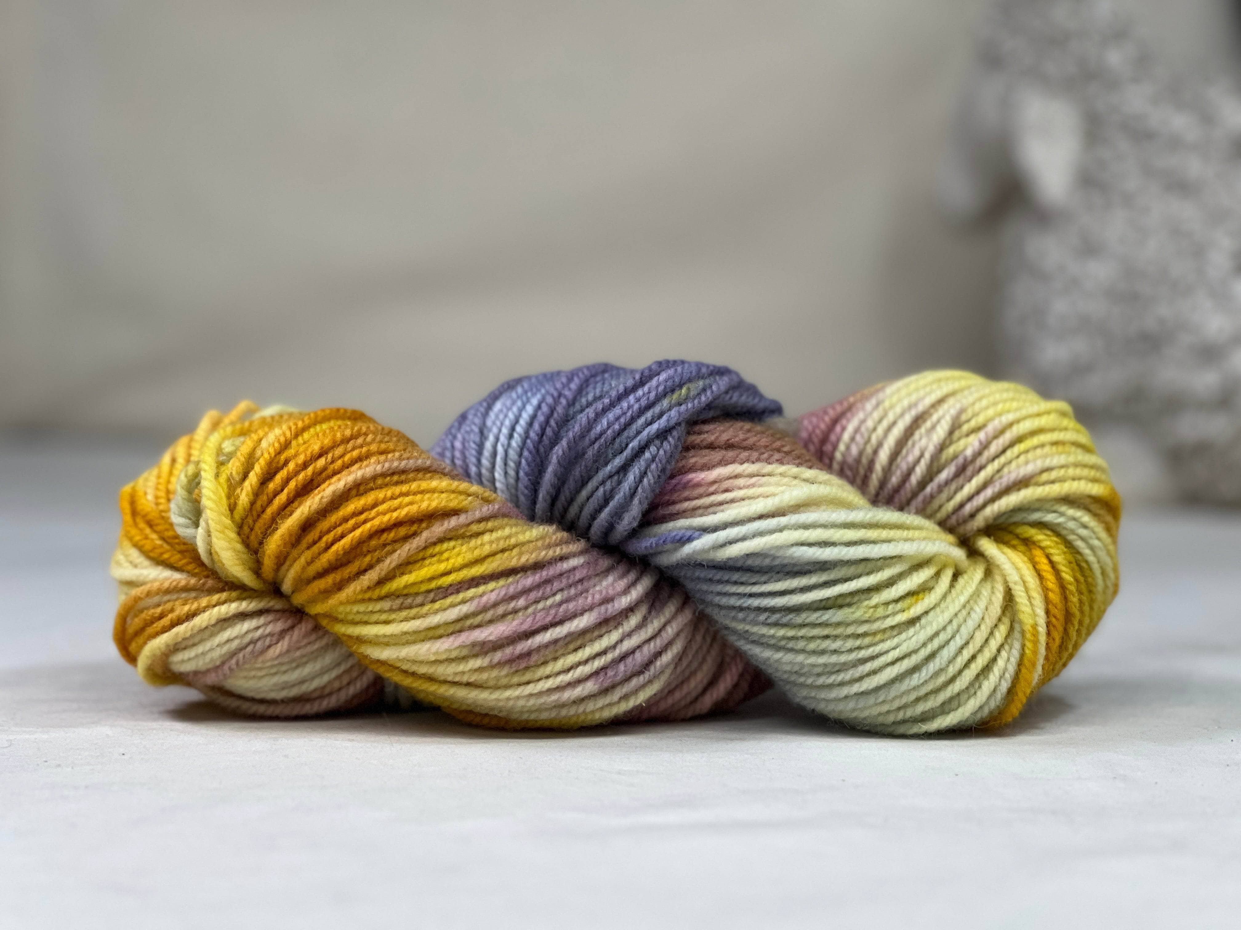 update alt-text with template Hand-Dyed Studio Yarn 3Ply - Topaz Sky-Deanne Fitzpatrick Rug Hooking Studio-Rug Hooking Kit -Rug Hooking Pattern -Rug Hooking -Deanne Fitzpatrick Rug Hooking Studio -Is rug hooking the same as punch needle?