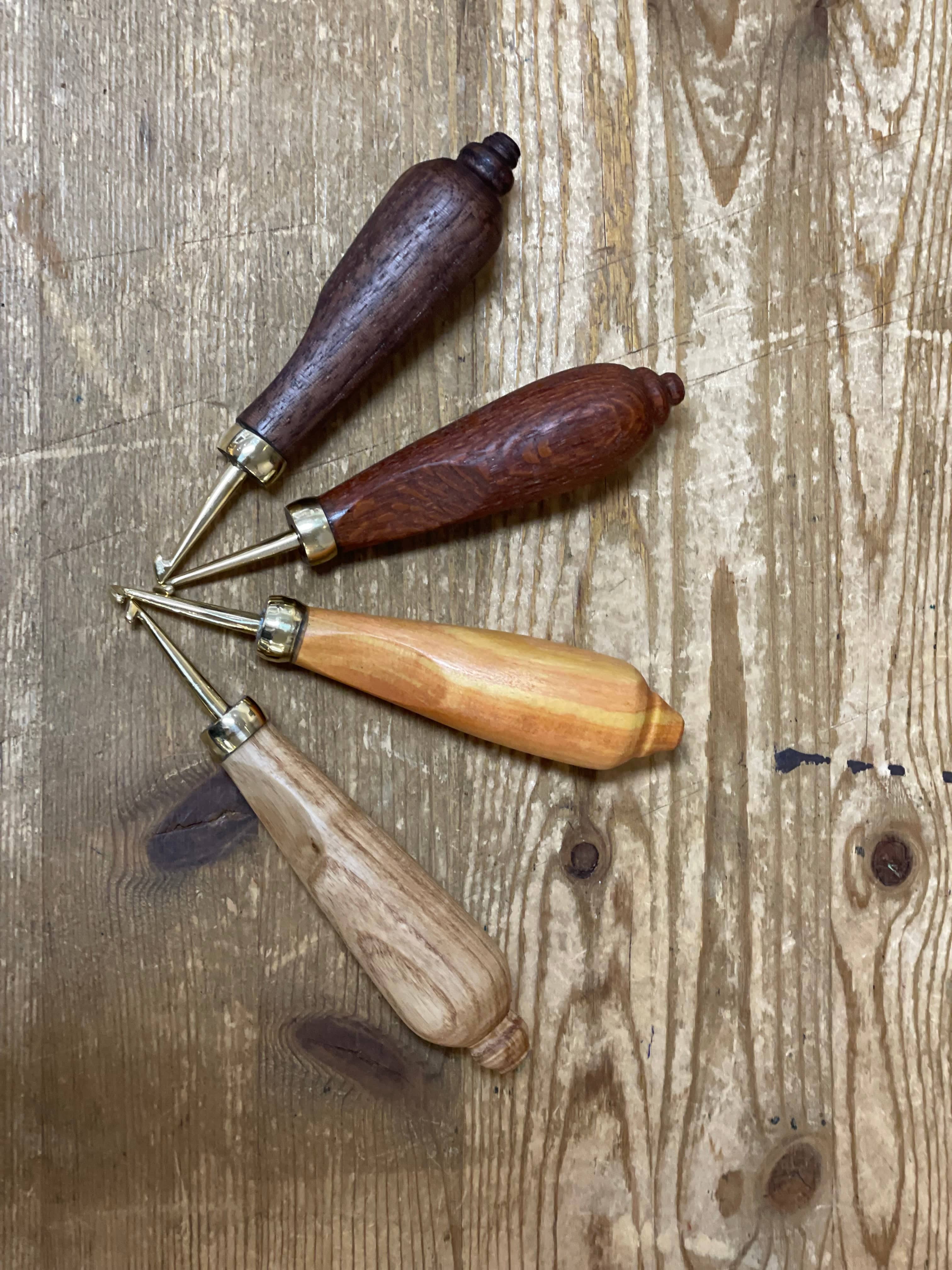 update alt-text with template The Willow Hook-Hook-Deanne Fitzpatrick Rug Hooking Studio-Rug Hooking Kit -Rug Hooking Pattern -Rug Hooking -Deanne Fitzpatrick Rug Hooking Studio -Is rug hooking the same as punch needle?