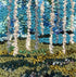 update alt-text with template Forest For The Birches 8" X 8" - Kit W/ Linen Pattern-Kits-Deanne Fitzpatrick Rug Hooking Studio-Rug Hooking Kit -Rug Hooking Pattern -Rug Hooking -Deanne Fitzpatrick Rug Hooking Studio -Is rug hooking the same as punch needle?