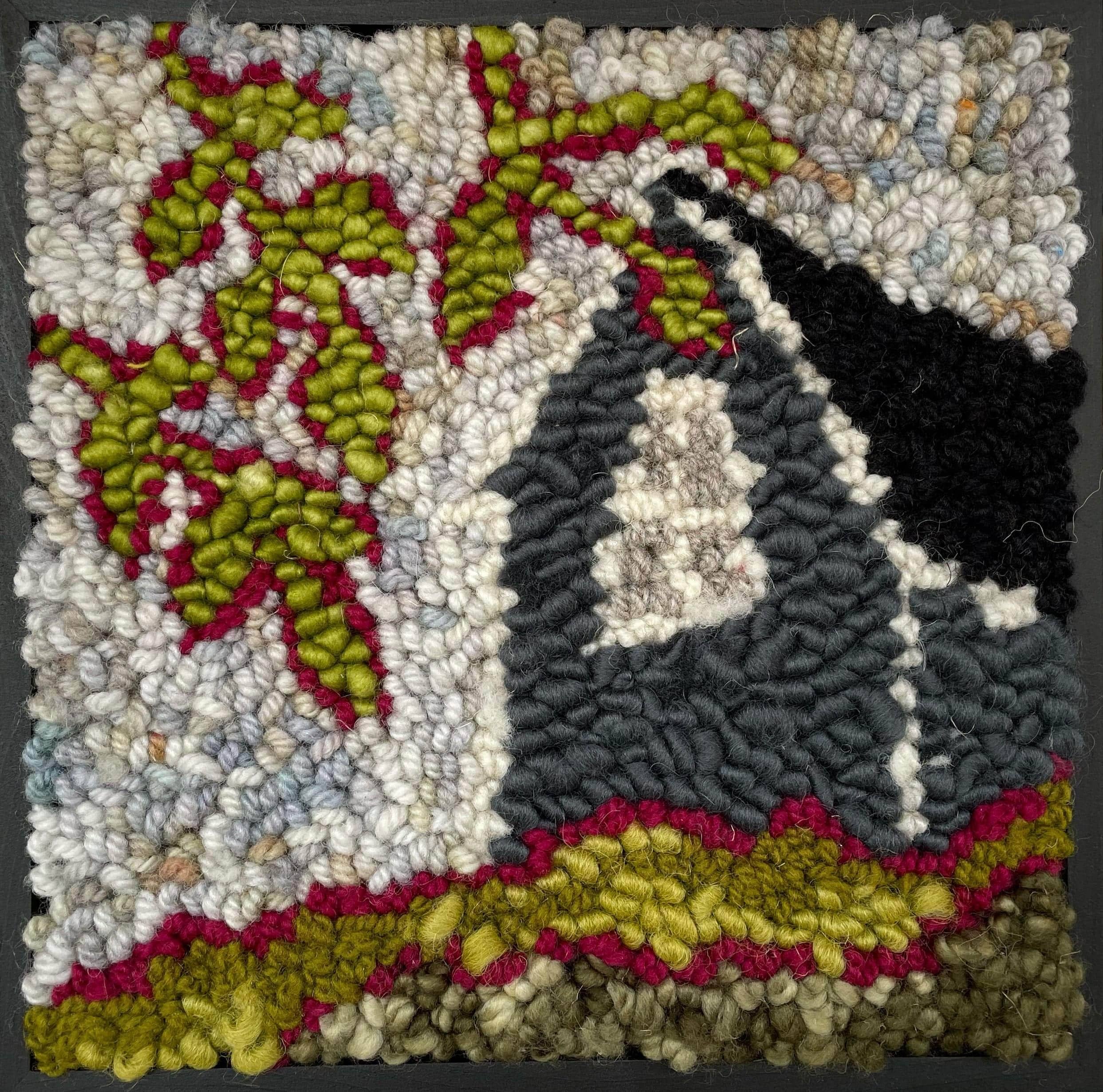 update alt-text with template The old Grey House 11" X 11" - Rug Hooking Kit-Kits-vendor-unknown-Rug Hooking Kit -Rug Hooking Pattern -Rug Hooking -Deanne Fitzpatrick Rug Hooking Studio -Is rug hooking the same as punch needle?