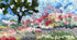 update alt-text with template Tree + Blossom 6" X 12" - Kit W/ Linen Pattern-Kits-Deanne Fitzpatrick Rug Hooking Studio-Rug Hooking Kit -Rug Hooking Pattern -Rug Hooking -Deanne Fitzpatrick Rug Hooking Studio -Is rug hooking the same as punch needle?