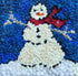 update alt-text with template WHOLESALE: Midnight Snowman - Rug Hooking Kit 6" X 6"-Kits-Deanne Fitzpatrick Rug Hooking Studio-Rug Hooking Kit -Rug Hooking Pattern -Rug Hooking -Deanne Fitzpatrick Rug Hooking Studio -Is rug hooking the same as punch needle?