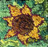 update alt-text with template WHOLESALE: Sunflower - Rug Hooking Kit 6" X 6"-Kits-vendor-unknown-Rug Hooking Kit -Rug Hooking Pattern -Rug Hooking -Deanne Fitzpatrick Rug Hooking Studio -Is rug hooking the same as punch needle?