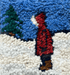 update alt-text with template WHOLESALE: Winter Parka 6 x 6-Patterns-Deanne Fitzpatrick Rug Hooking Studio-Rug Hooking Kit -Rug Hooking Pattern -Rug Hooking -Deanne Fitzpatrick Rug Hooking Studio -Is rug hooking the same as punch needle?