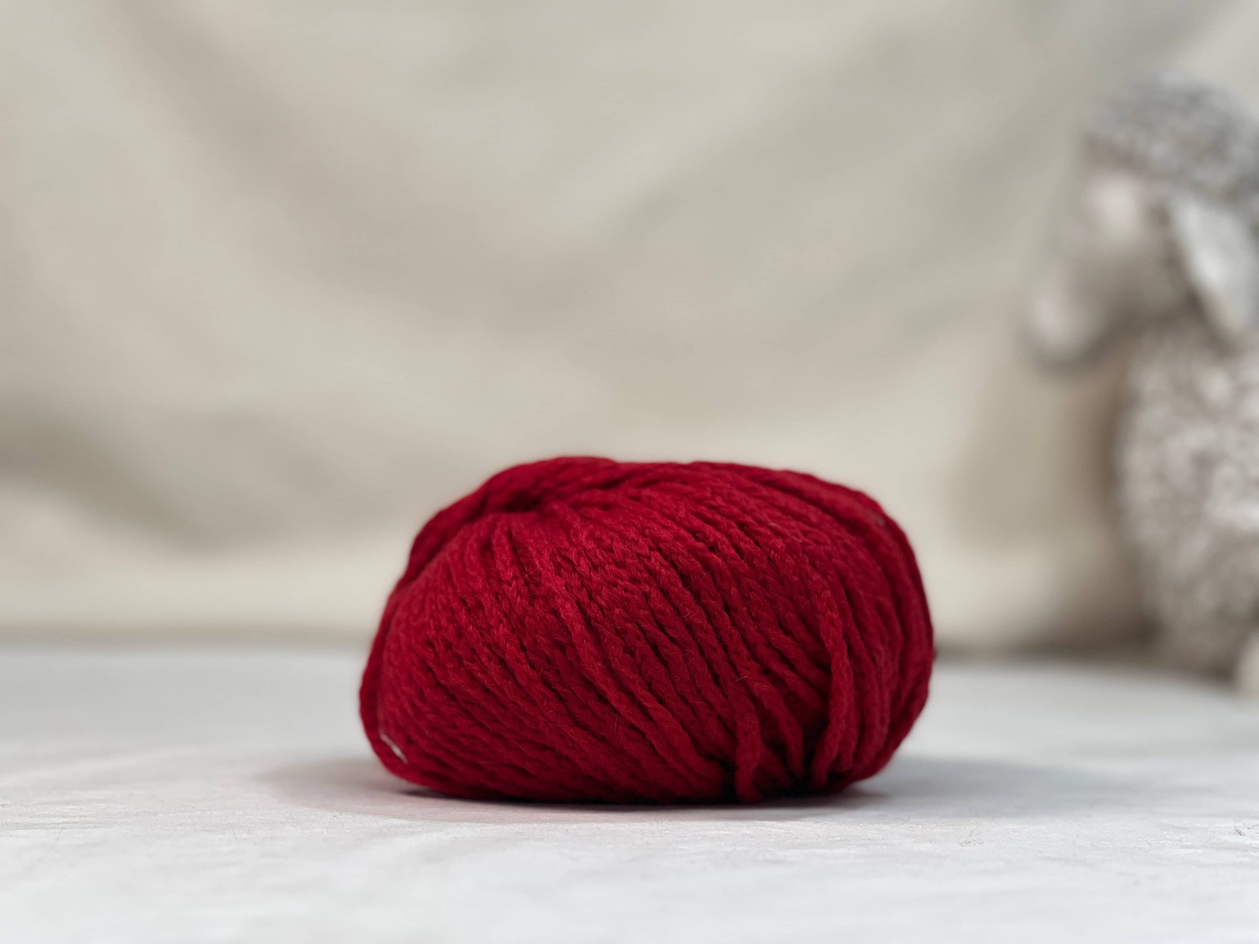 update alt-text with template Nova Plus Yarn - Carina - 307 - Red-Deanne Fitzpatrick Rug Hooking Studio-Rug Hooking Kit -Rug Hooking Pattern -Rug Hooking -Deanne Fitzpatrick Rug Hooking Studio -Is rug hooking the same as punch needle?