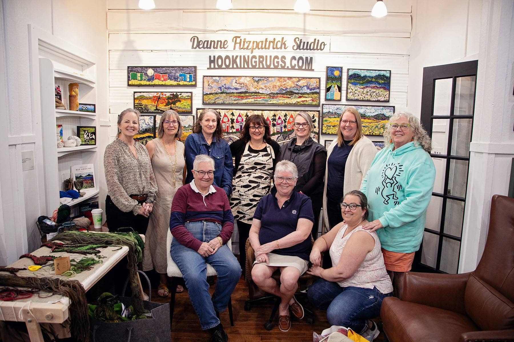 update alt-text with template DFS Teachers Course: Teaching Rug Hookers to Teach Rug Hookers-Online Learning-Deanne Fitzpatrick Rug Hooking Studio-Rug Hooking Kit -Rug Hooking Pattern -Rug Hooking -Deanne Fitzpatrick Rug Hooking Studio -Is rug hooking the same as punch needle?