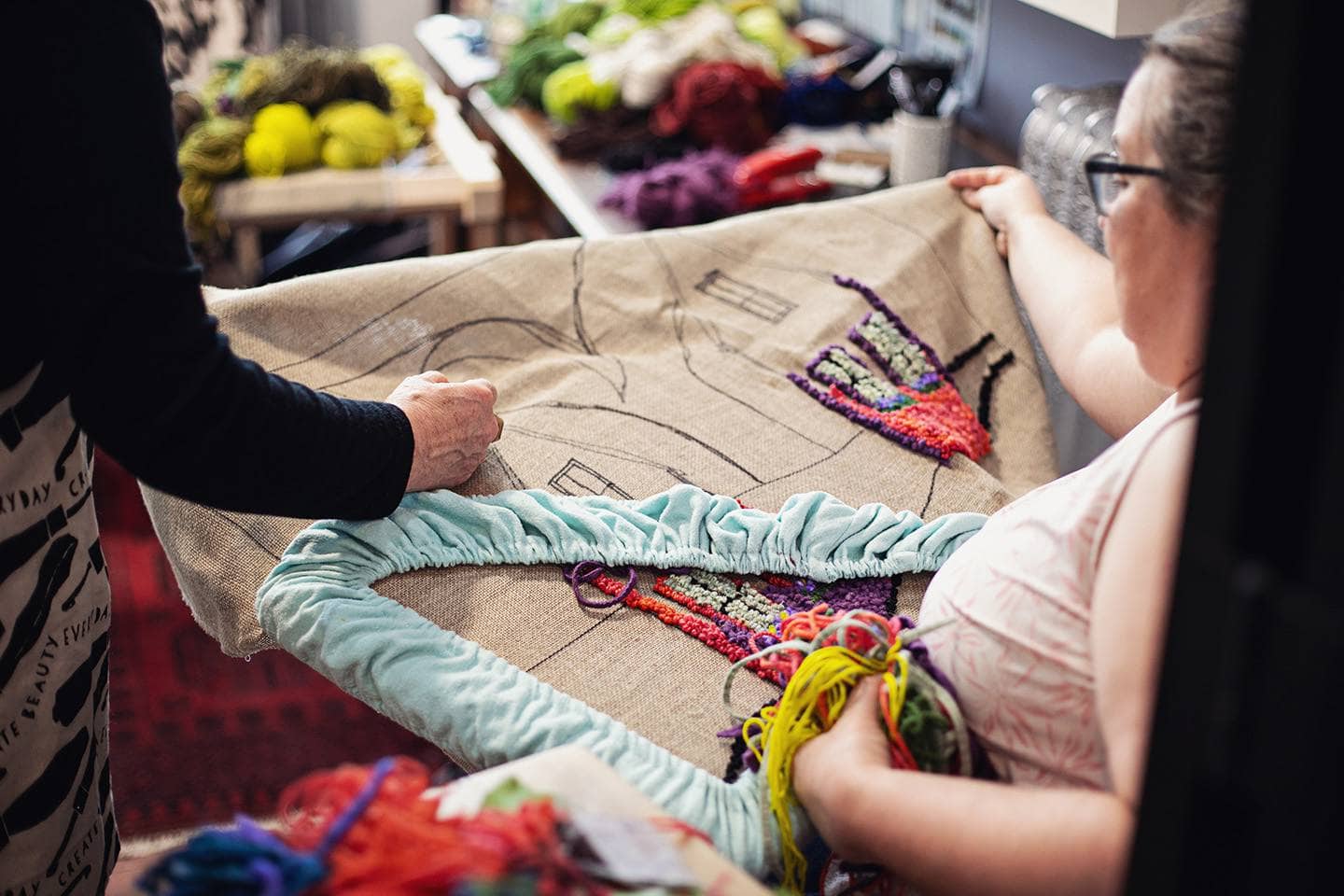 update alt-text with template DFS Teachers Course: Teaching Rug Hookers to Teach Rug Hookers-Online Learning-Deanne Fitzpatrick Rug Hooking Studio-Rug Hooking Kit -Rug Hooking Pattern -Rug Hooking -Deanne Fitzpatrick Rug Hooking Studio -Is rug hooking the same as punch needle?
