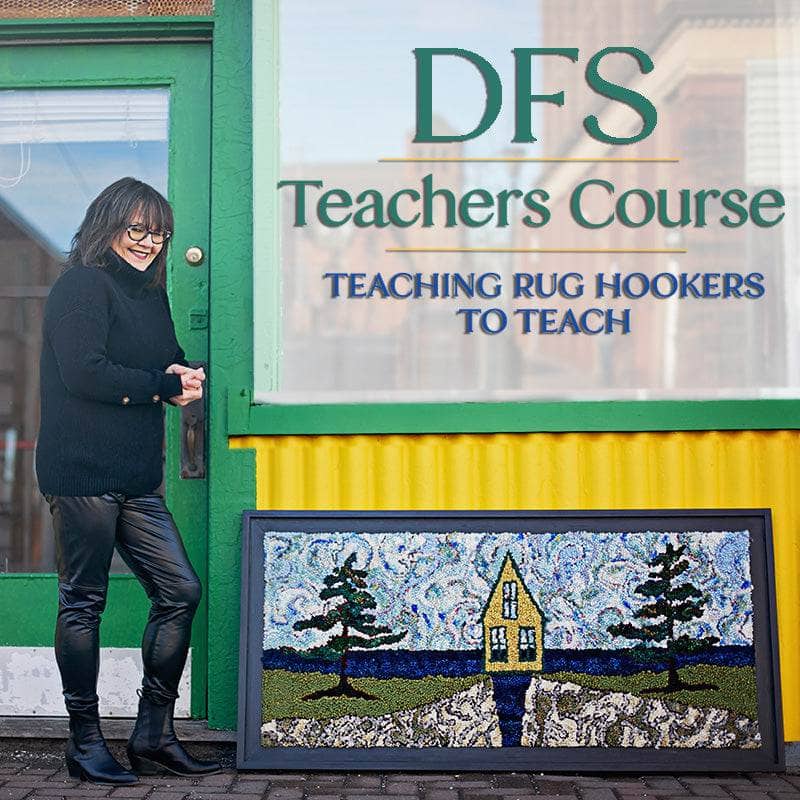 update alt-text with template DFS Teachers Couse: FREE Webinar - Sept. 17, 2025-Online Learning-Deanne Fitzpatrick Rug Hooking Studio-Rug Hooking Kit -Rug Hooking Pattern -Rug Hooking -Deanne Fitzpatrick Rug Hooking Studio -Is rug hooking the same as punch needle?