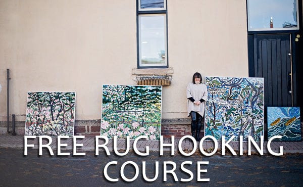 Online Learning Free Five Video Rug Hooking Course Deanne Fitzpatrick hooking rugs rug hooking how to hook rugs kits
