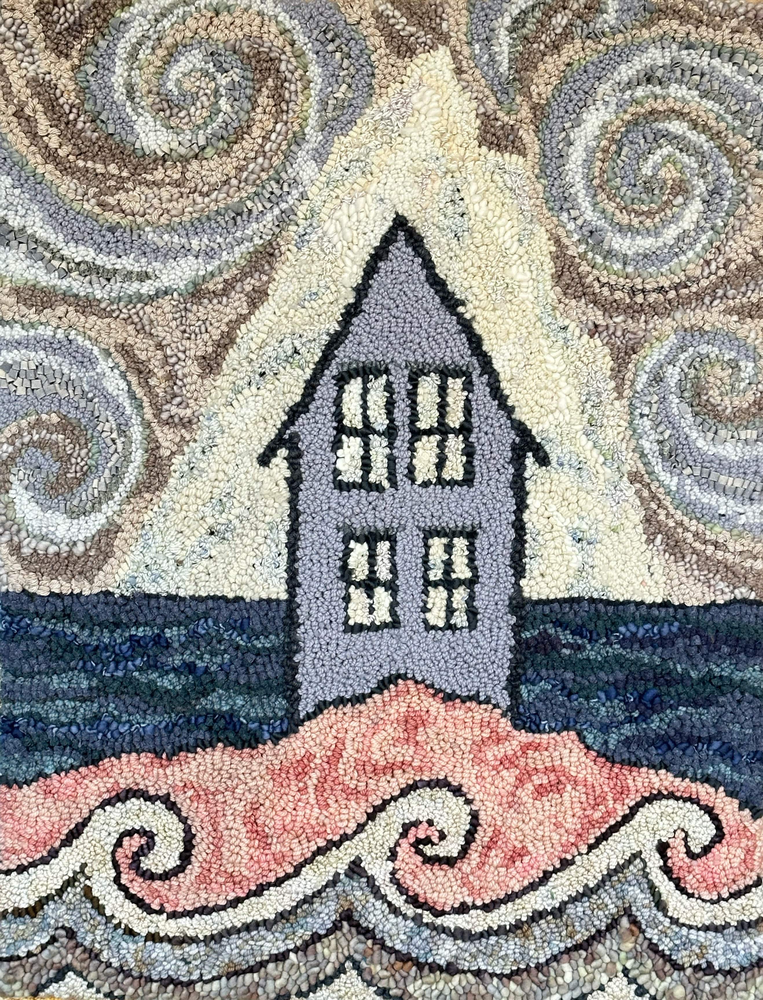 update alt-text with template Wonder At Silent Cove Kit 13" X 17"-Online Learning-Deanne Fitzpatrick Rug Hooking Studio-Rug Hooking Kit -Rug Hooking Pattern -Rug Hooking -Deanne Fitzpatrick Rug Hooking Studio -Is rug hooking the same as punch needle?