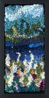 update alt-text with template Garden by the Sea 5" x 10.5" Framed-Rugs for sale-Deanne Fitzpatrick Rug Hooking Studio-Rug Hooking Kit -Rug Hooking Pattern -Rug Hooking -Deanne Fitzpatrick Rug Hooking Studio -Is rug hooking the same as punch needle?