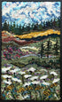 update alt-text with template Past August Kit Sample 27 3/4" x 17 " Framed-Rugs for sale-Deanne Fitzpatrick Rug Hooking Studio-Rug Hooking Kit -Rug Hooking Pattern -Rug Hooking -Deanne Fitzpatrick Rug Hooking Studio -Is rug hooking the same as punch needle?