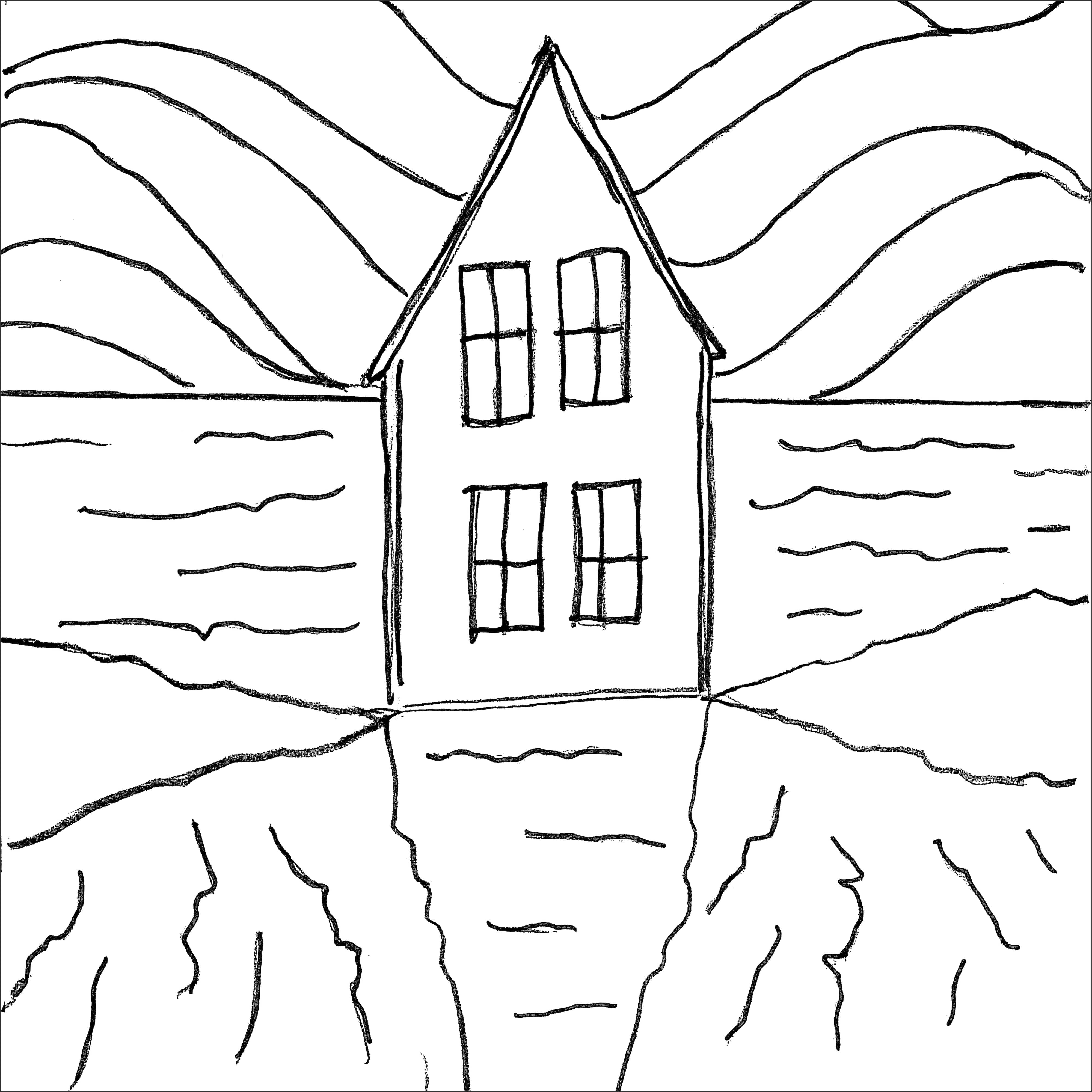 update alt-text with template Between Two Places 30" x 30" Pattern-Patterns-Deanne Fitzpatrick Rug Hooking Studio-Rug Hooking Kit -Rug Hooking Pattern -Rug Hooking -Deanne Fitzpatrick Rug Hooking Studio -Is rug hooking the same as punch needle?