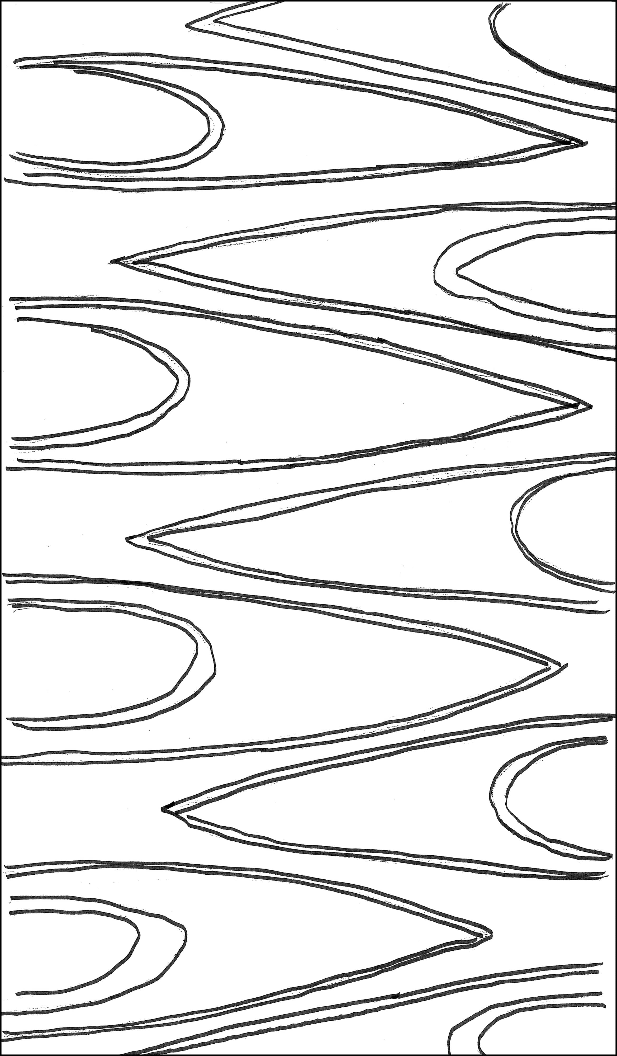 update alt-text with template Kayak Abstract 24" x 14" Pattern-Patterns-Deanne Fitzpatrick Rug Hooking Studio-Rug Hooking Kit -Rug Hooking Pattern -Rug Hooking -Deanne Fitzpatrick Rug Hooking Studio -Is rug hooking the same as punch needle?