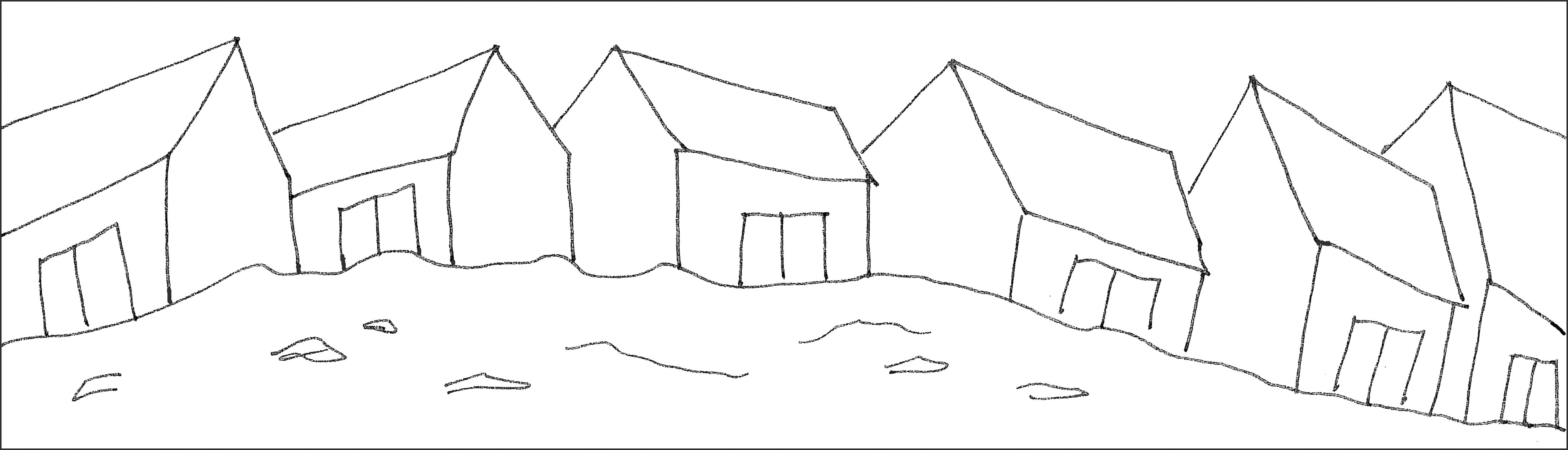 update alt-text with template Old Barns 10" x 35" Pattern-Patterns-Deanne Fitzpatrick Rug Hooking Studio-Rug Hooking Kit -Rug Hooking Pattern -Rug Hooking -Deanne Fitzpatrick Rug Hooking Studio -Is rug hooking the same as punch needle?