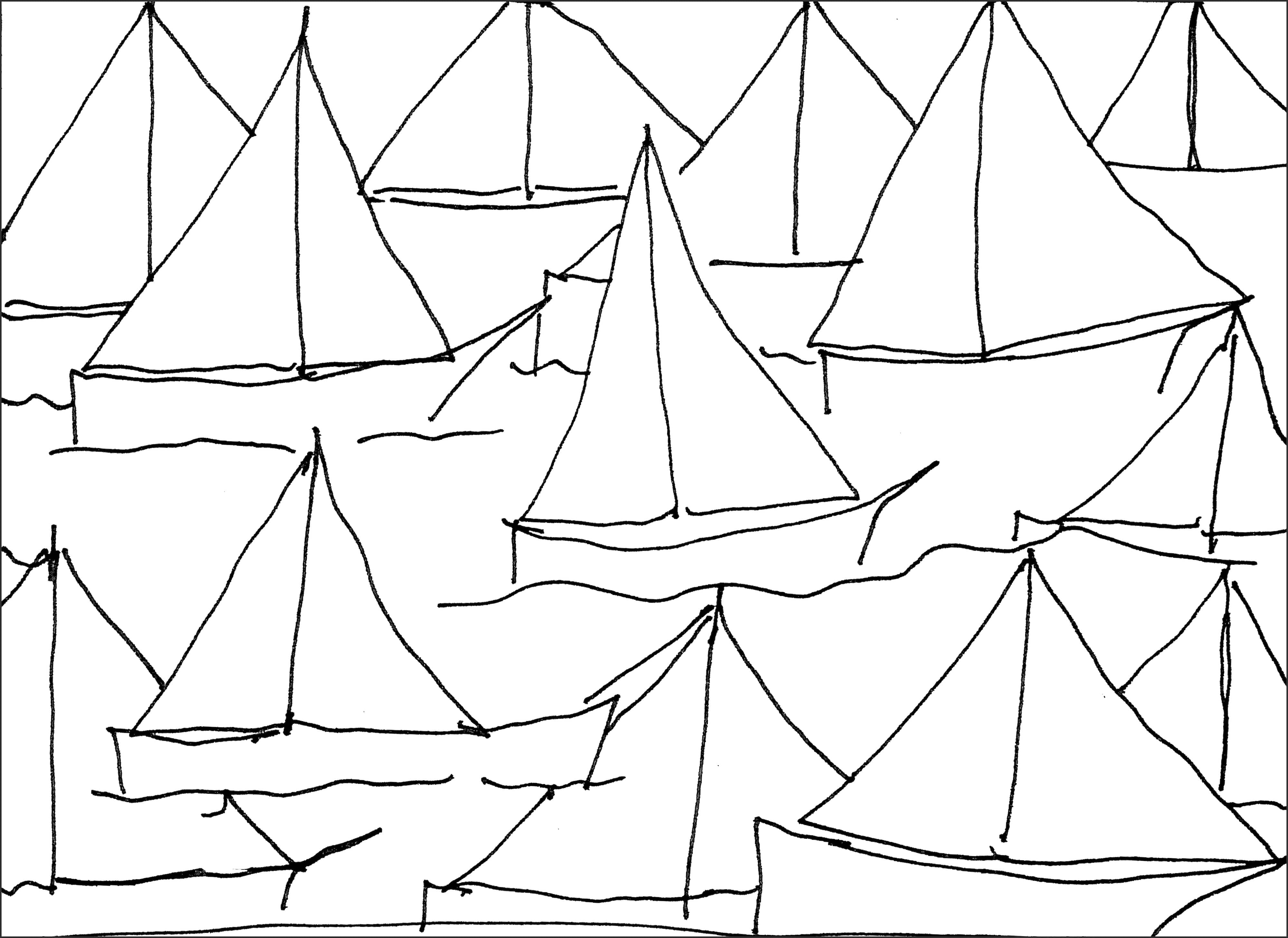 update alt-text with template Schooner City 22" x 30" Pattern-Patterns-Deanne Fitzpatrick Rug Hooking Studio-Rug Hooking Kit -Rug Hooking Pattern -Rug Hooking -Deanne Fitzpatrick Rug Hooking Studio -Is rug hooking the same as punch needle?