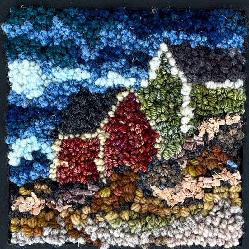 Patterns Sheds On The Bay - 10" X 11" Rug Hooking Kit