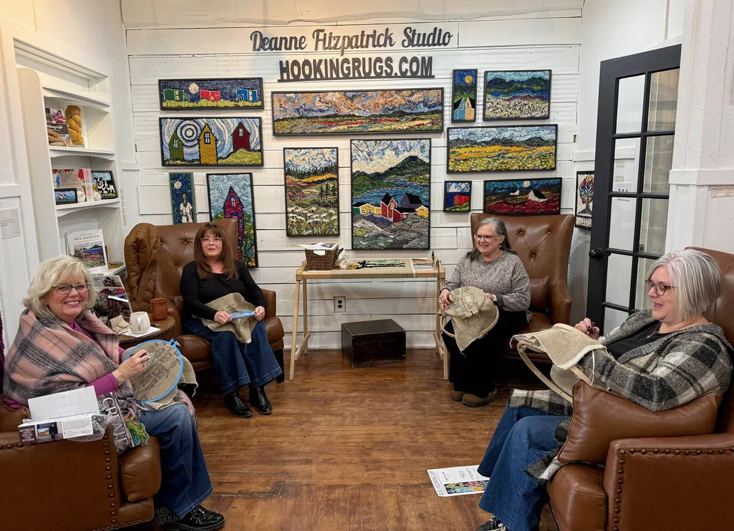 update alt-text with template Rug Hooking Lunch & Learn ~ Please book in advance-Deanne Fitzpatrick Rug Hooking Studio-Rug Hooking Kit -Rug Hooking Pattern -Rug Hooking -Deanne Fitzpatrick Rug Hooking Studio -Is rug hooking the same as punch needle?