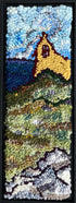 update alt-text with template Crisp Cove 18" x 7" Framed-Rugs for sale-Deanne Fitzpatrick Rug Hooking Studio-Rug Hooking Kit -Rug Hooking Pattern -Rug Hooking -Deanne Fitzpatrick Rug Hooking Studio -Is rug hooking the same as punch needle?