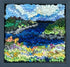 update alt-text with template Flowers Cove 7.5" x 7.25" Framed-Rugs for sale-Deanne Fitzpatrick Rug Hooking Studio-Rug Hooking Kit -Rug Hooking Pattern -Rug Hooking -Deanne Fitzpatrick Rug Hooking Studio -Is rug hooking the same as punch needle?
