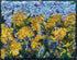 update alt-text with template Golden Blooms 21 3/4" x 16 3/4" Framed-Rugs for sale-Deanne Fitzpatrick Rug Hooking Studio-Rug Hooking Kit -Rug Hooking Pattern -Rug Hooking -Deanne Fitzpatrick Rug Hooking Studio -Is rug hooking the same as punch needle?