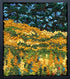 Rugs for sale Golden Field Under a Blue Sky 12.5" x 13"