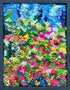 Rugs for sale Hot Pink Garden 12.5" x 9.75"