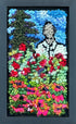 update alt-text with template It's his Garden 5.5" x 9" Framed-Rugs for sale-Deanne Fitzpatrick Rug Hooking Studio-Rug Hooking Kit -Rug Hooking Pattern -Rug Hooking -Deanne Fitzpatrick Rug Hooking Studio -Is rug hooking the same as punch needle?