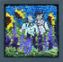 update alt-text with template It's our Garden 7.5" x 7.5" Framed-Rugs for sale-Deanne Fitzpatrick Rug Hooking Studio-Rug Hooking Kit -Rug Hooking Pattern -Rug Hooking -Deanne Fitzpatrick Rug Hooking Studio -Is rug hooking the same as punch needle?