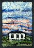 update alt-text with template Lone Sunset #1, 8.5" x 12" Framed-Rugs for sale-Deanne Fitzpatrick Rug Hooking Studio-Rug Hooking Kit -Rug Hooking Pattern -Rug Hooking -Deanne Fitzpatrick Rug Hooking Studio -Is rug hooking the same as punch needle?