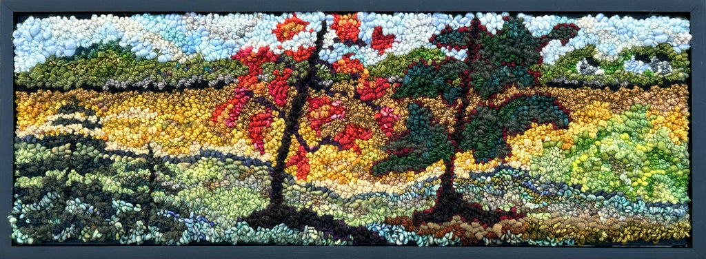 update alt-text with template Bending Into the Wind - 10 Minutes A Day Challenge Rug Hooking Pattern Or Kit 9