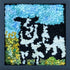 update alt-text with template Moo #1 7.25" x 7.5" Framed-Rugs for sale-Deanne Fitzpatrick Rug Hooking Studio-Rug Hooking Kit -Rug Hooking Pattern -Rug Hooking -Deanne Fitzpatrick Rug Hooking Studio -Is rug hooking the same as punch needle?