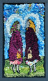 update alt-text with template My Lovely Friend 8.5" x 13.5" Framed-Rugs for sale-Deanne Fitzpatrick Rug Hooking Studio-Rug Hooking Kit -Rug Hooking Pattern -Rug Hooking -Deanne Fitzpatrick Rug Hooking Studio -Is rug hooking the same as punch needle?